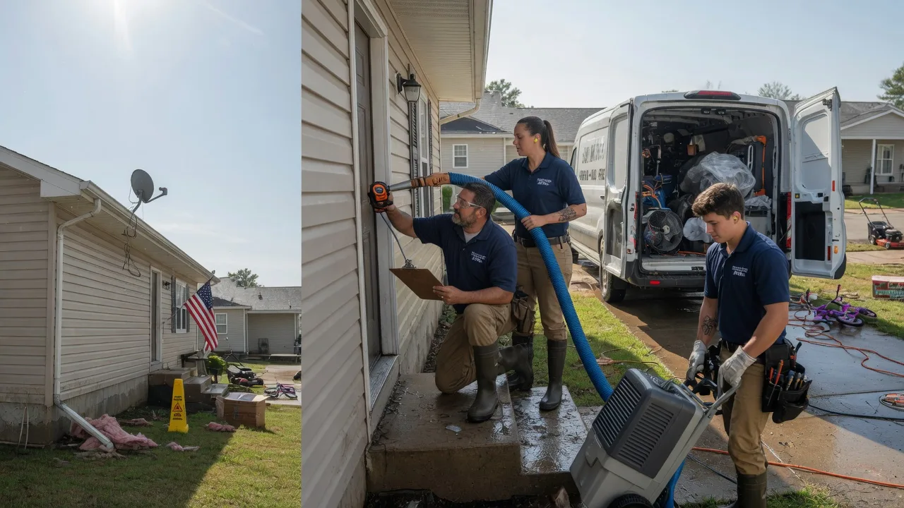 Ceiling Water Damage Restoration in Berwick, LA near me